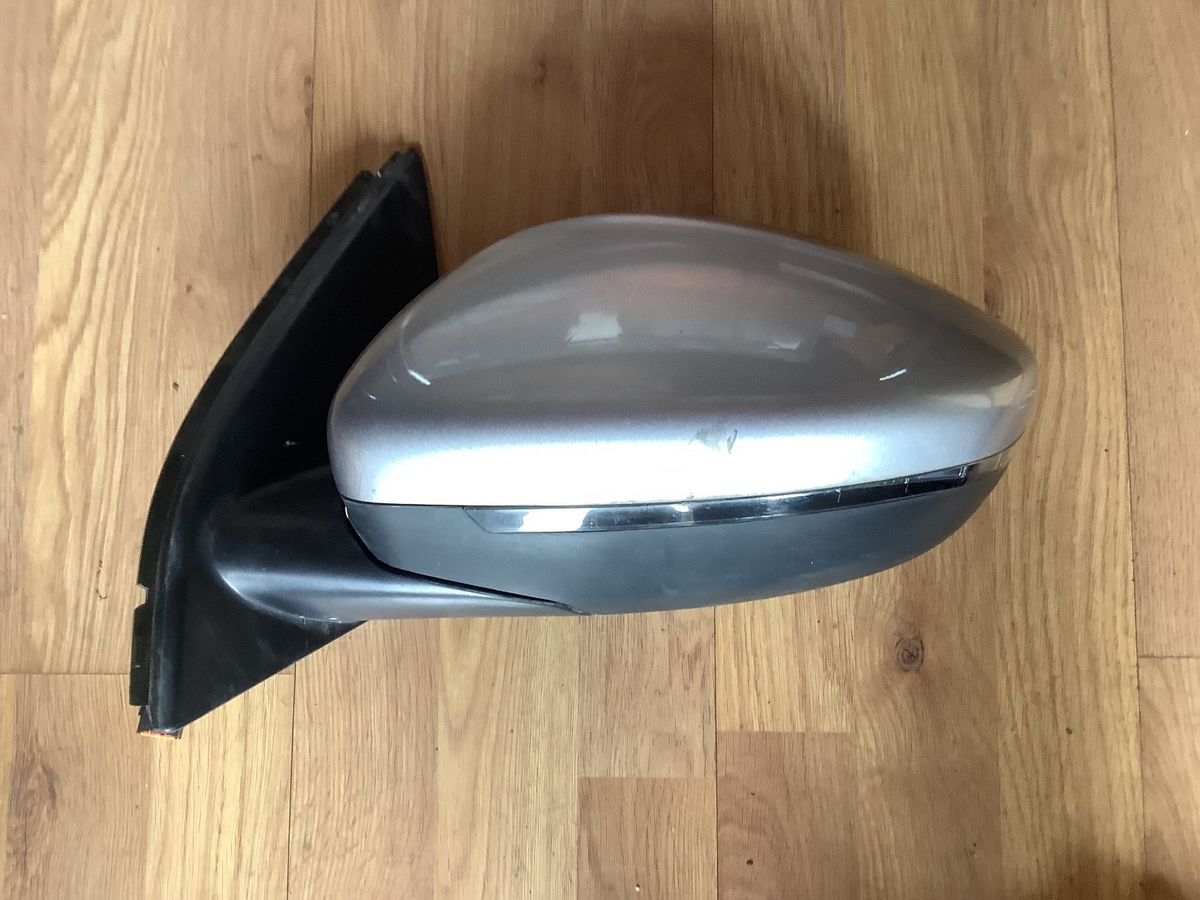 PEUGEOT 308 MK2 PASSENGER'S SIDE N/S DOOR MIRROR ARTENSE GREY KCA 2013 20193
