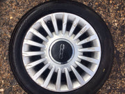FIAT 500 ALLOY WHEEL 15" 51845435 WITH TYRE 185X55X15 2008 20212