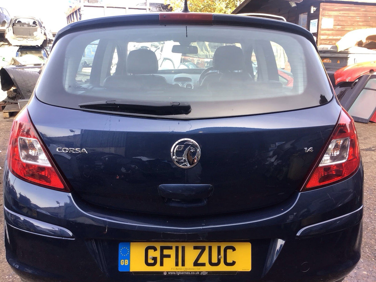 VAUXHALL CORSA TAILGATE WATERWORLD BLUE PAINT CODE Z22A  5 DOOR  2006 20141