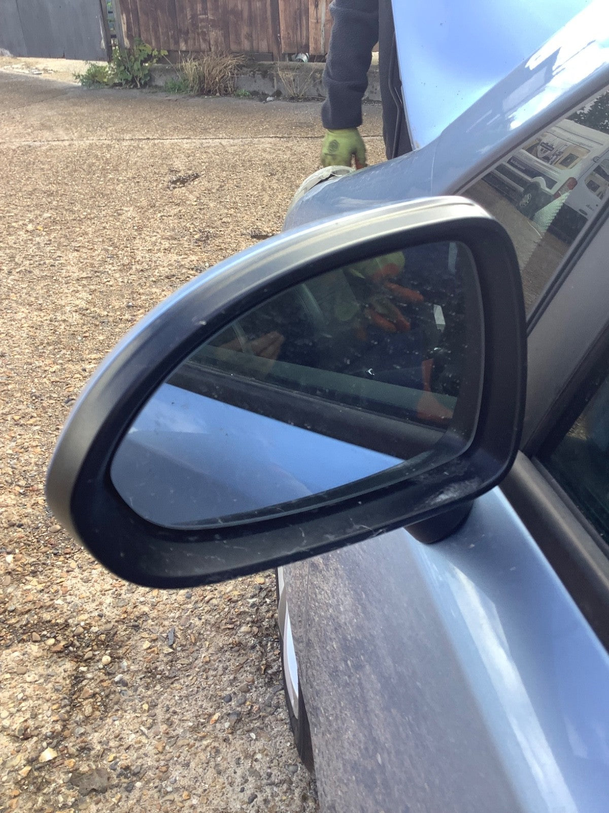 VAUXHALL CORSA D PASSENGERS SIDE N/S WING MIRROR CRINAN BLUE Z22R 2006 20140