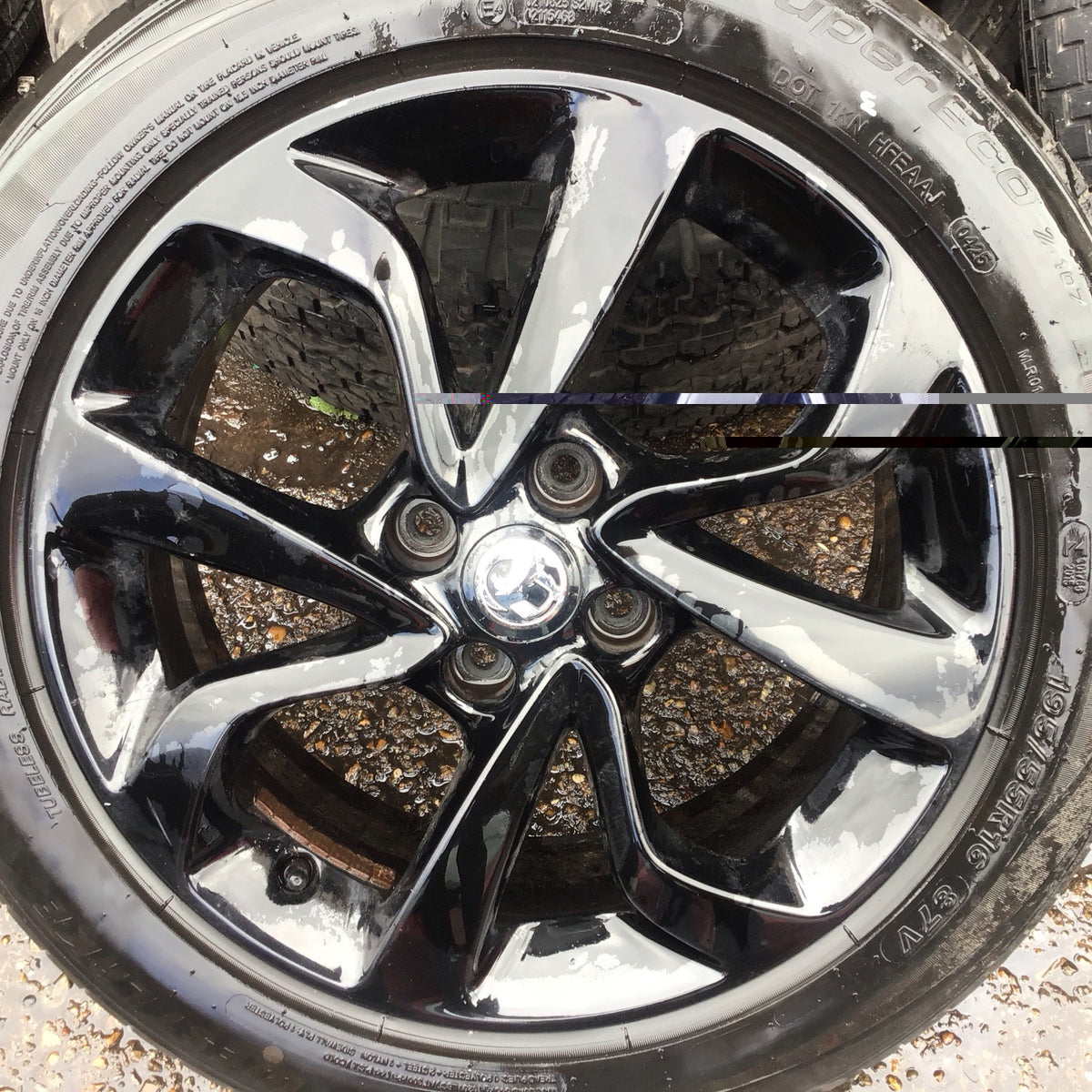 VAUXHALL CORSA D ALLOY WHEEL 16'' AND TYRE 195X55X16 2006 20144