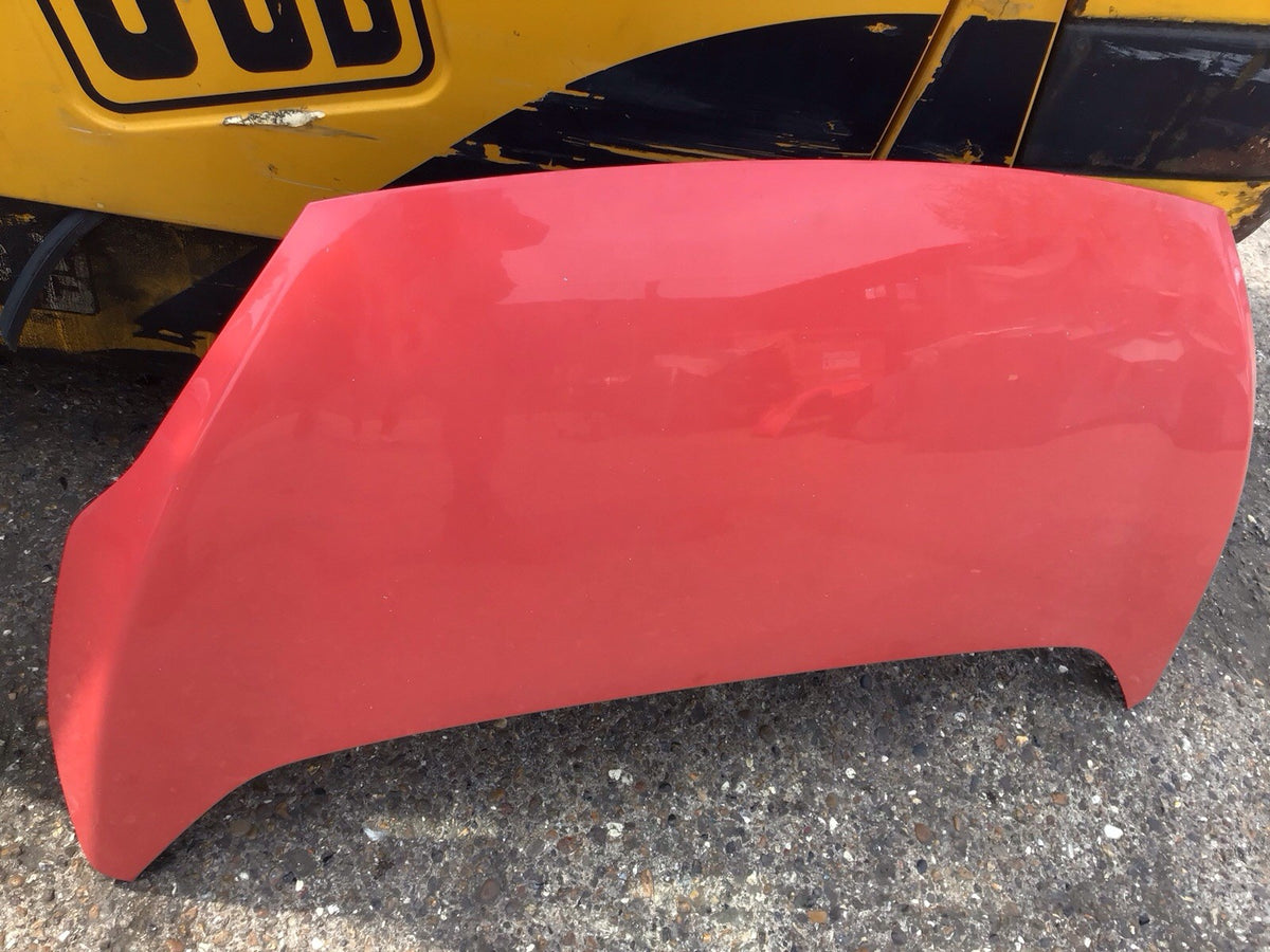 FORD KA BONNET SUNRISE RED NEEDS REPAIR 2009-20159