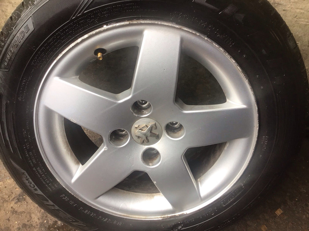 PEUGEOT 207 ALLOY WHEEL 15'' 9651016580 TYRE 185X65X15  2006 20122