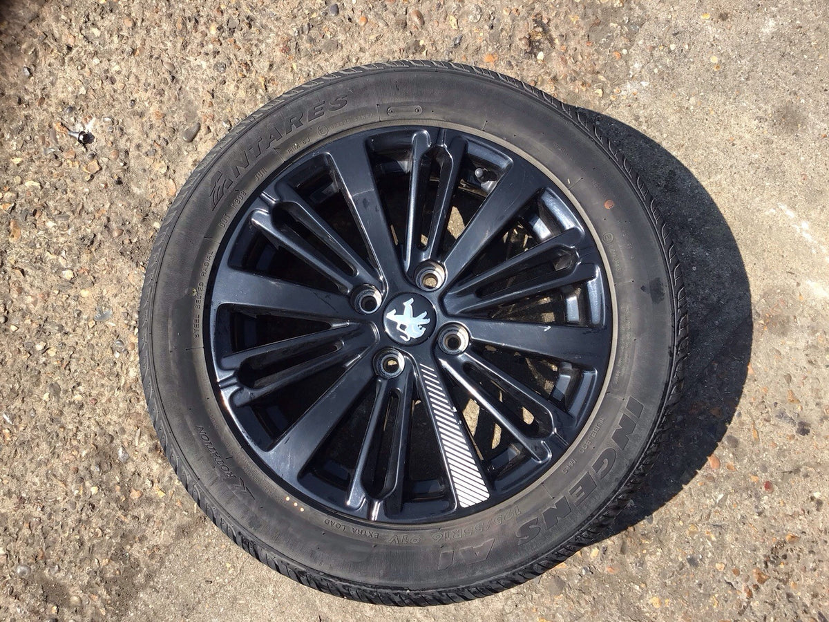 PEUGEOT 208 ALLOY WHEEL 16'' 9808137577 TYRE 195X55X15  2012 20191