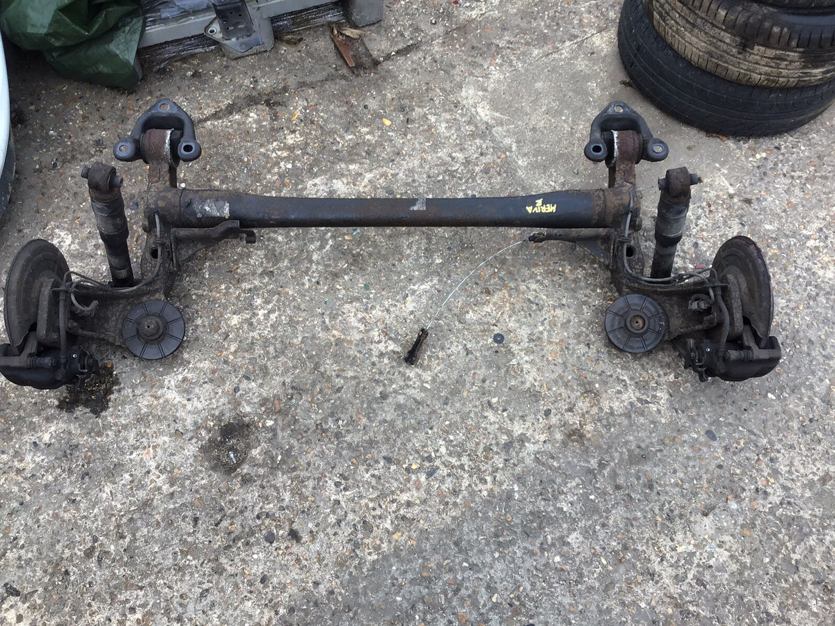 VAUXHALL MERIVA B REAR AXLE DISC BRAKES WITH ABS 2010 20173