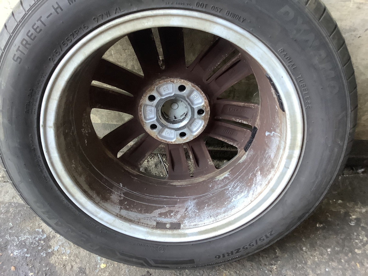 VOLKSWAGEN EOS ALLOY WHEEL 16" 3G0601025AF WITH TYRE 215X55X16 2007 201411
