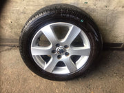 VOLKSWAGEN POLO 9N3 ALLOY WHEEL 15'' 6Q0601025R WITH TYRE 195X55X15 2005 20090