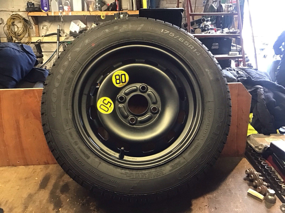 FORD FIESTA MK7 SPARE WHEEL 14'' STEEL RIM TYRE 175X65X14 2009 20172