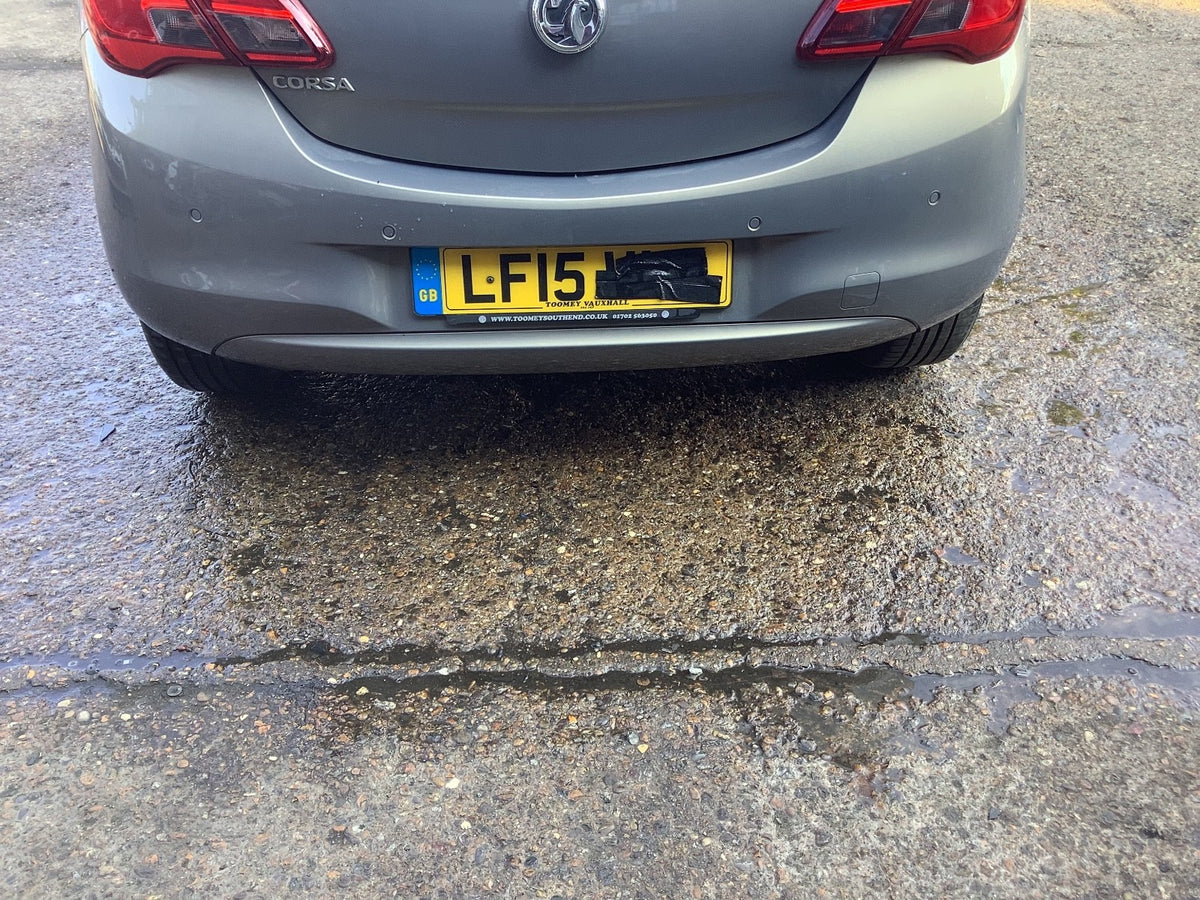VAUXHALL CORSA E REAR BUMPER PEPPERDUST METALLIC Z40W 5 DOOR 2015 20191