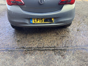 VAUXHALL CORSA E REAR BUMPER PEPPERDUST METALLIC Z40W 5 DOOR 2015 20191