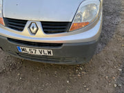 RENAULT TRAFIC FRONT BUMPER SILVER 2006 20099
