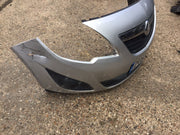 VAUXHALL MERIVA B FRONT BUMPER SILVER DAMAGED 2010 20176