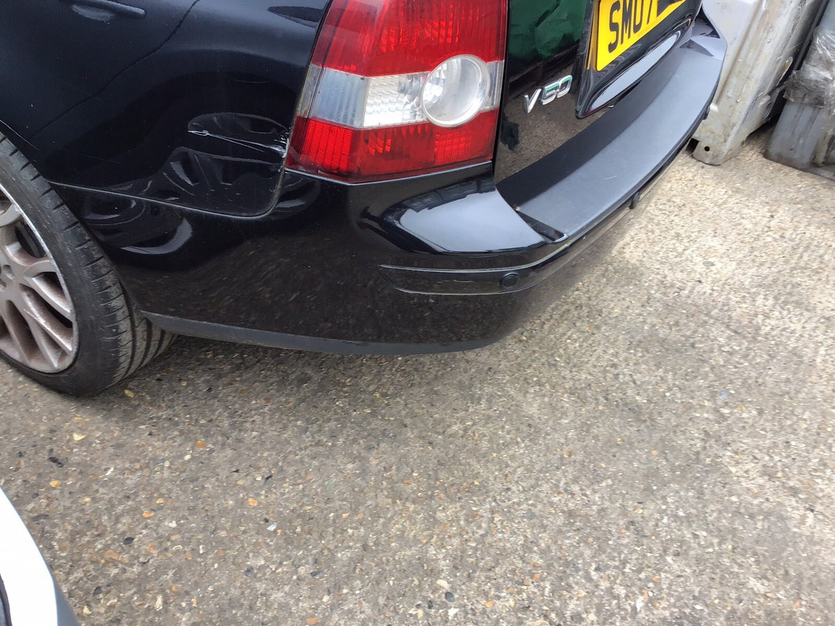 VOLVO V50 ESTATE REAR BUMPER BLACK SAPPHIRE METALLIC 2005 20135