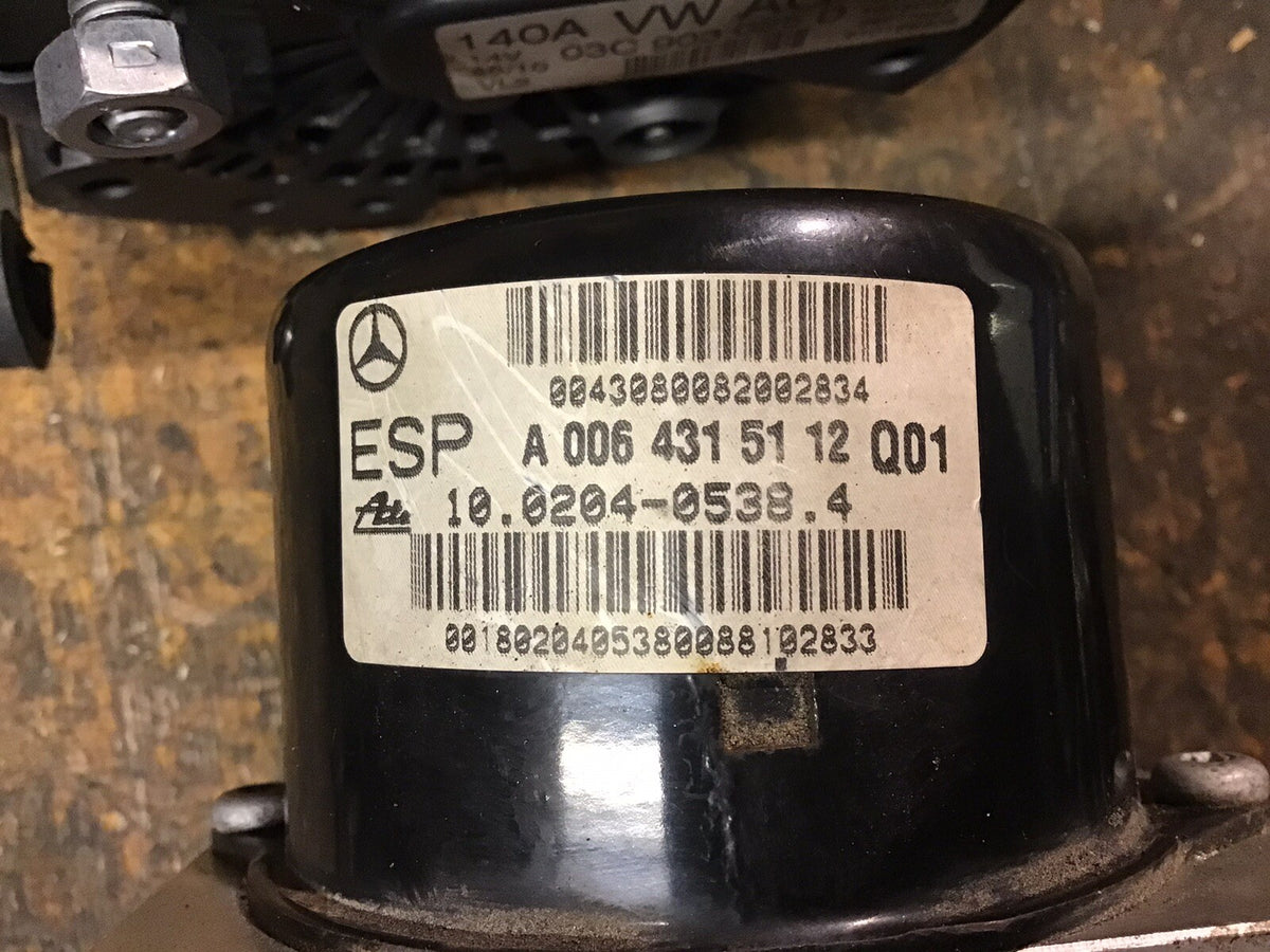 MERCEDES CLC ABS PUMP MODULE A0064315112 ATE 10.0204 0538.4 2007 20116