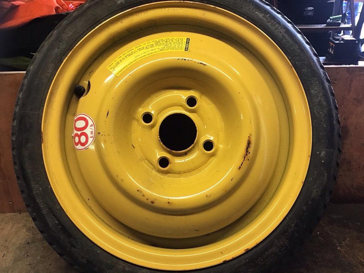 HONDA JAZZ MK2  SPARE WHEEL 14'' STEEL RIM TYRE 115X70X14 WITH TOOL KIT 08 20206