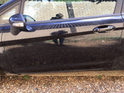 FORD FIESTA MK7 PASSENGER N/S SIDE DOOR PANTHER BLACK  3 DOOR MODEL 2008 20126