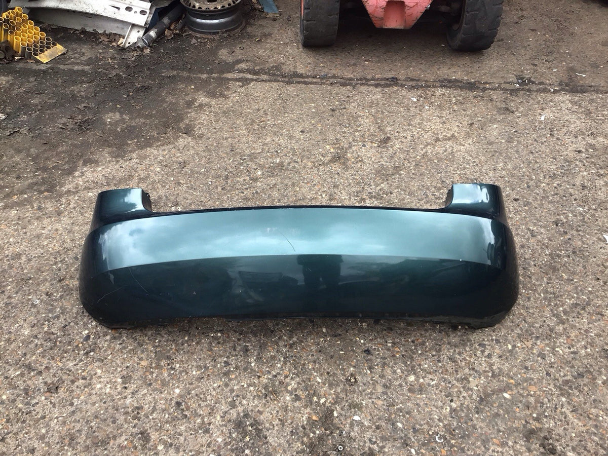 SKODA FABIA REAR BUMPER  GREEN F6K  2007 20141