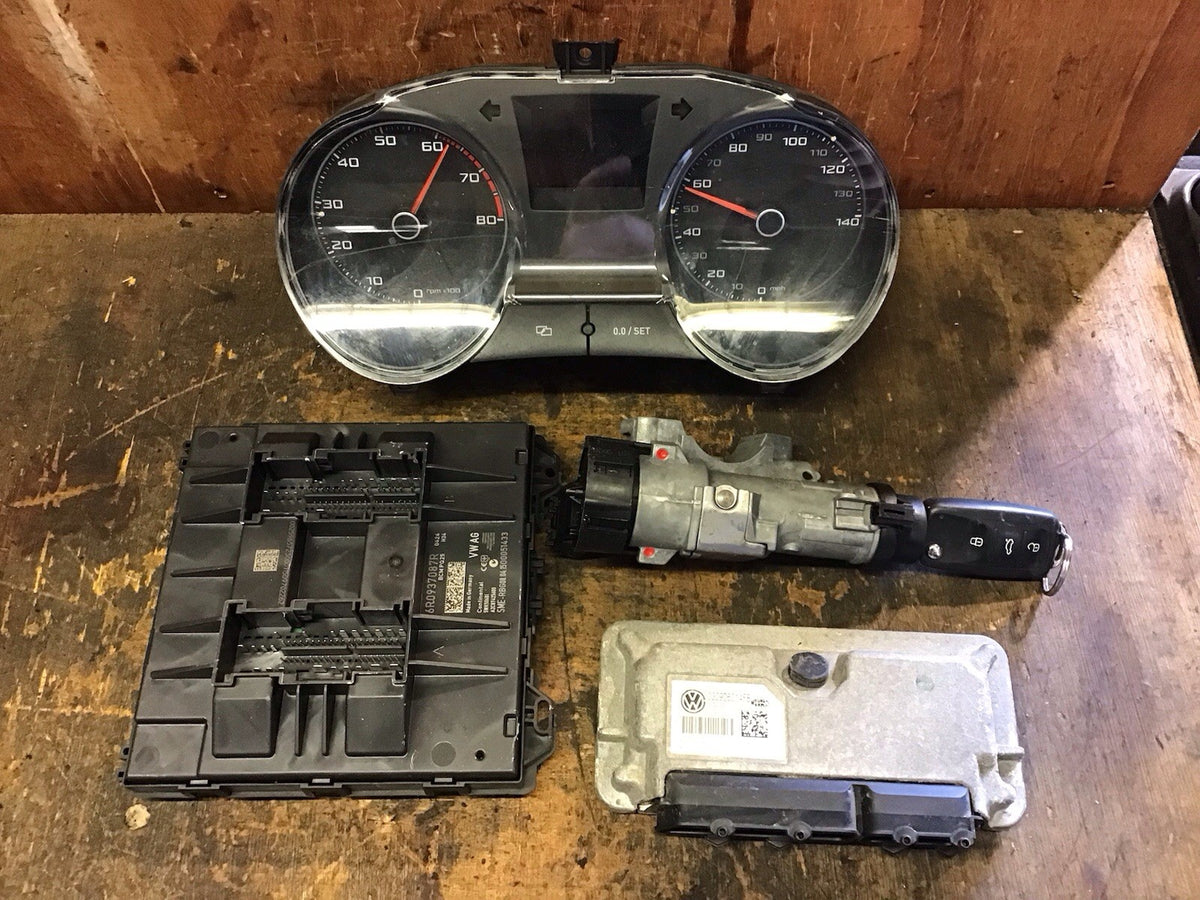 SEAT IBIZA 6J 1.4 PETROL ECU KIT 03C906014FB CGGB 2012 20170