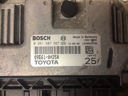 TOYOTA AYGO MK1 1.0 PETROL ENGINE CONTROL UNIT ECU 89661 0H250 1KR FE 2005 20144