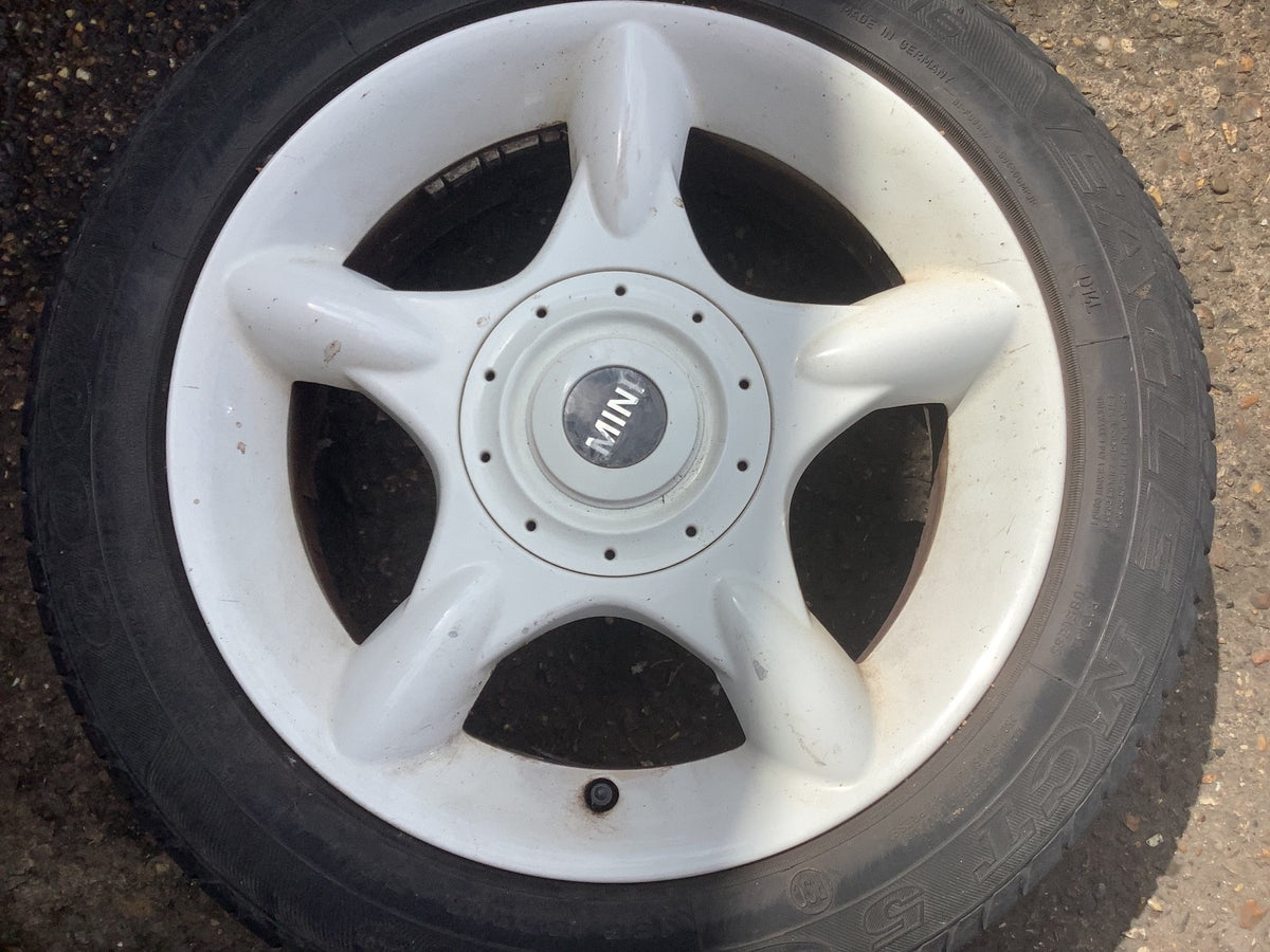 MINI COOPER R50 R53 ALLOY WHEEL 16'' TYRE 195X55X16 2001 20064