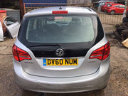 VAUXHALL MERIVA B TAILGATE SILVER PAINT CODE Z157 2AU 2010 20172