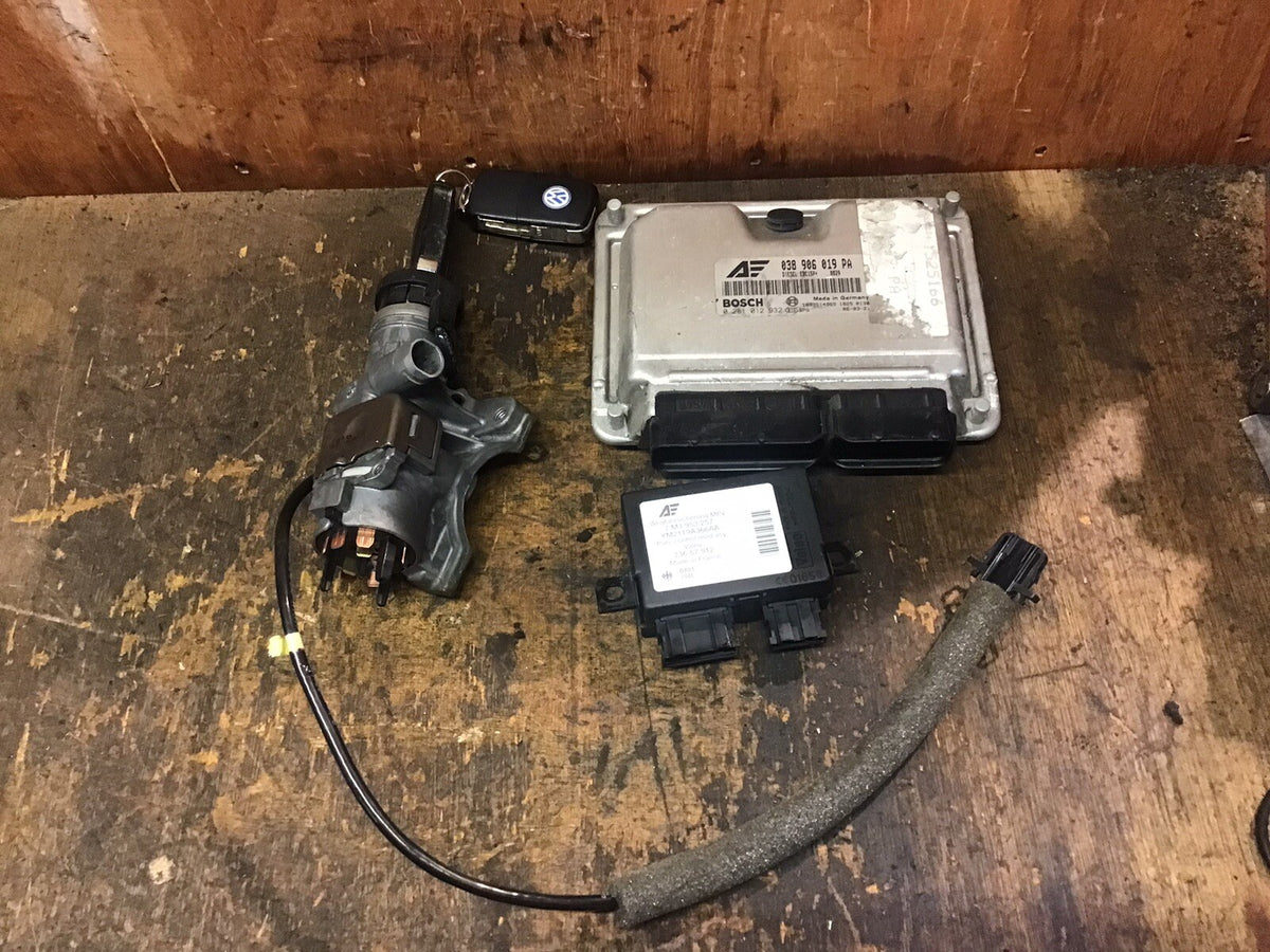 VOLKSWAGEN SHARAN 1.9 TDI ECU KIT 038906019PA 0281012932 2004 20100