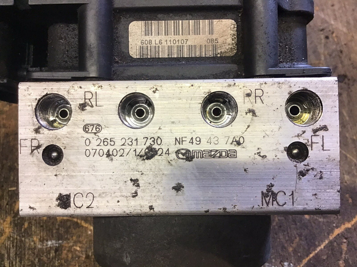 MAZDA MX5 ABS PUMP MODULE 0265231730 NF49437A0 2005 20104