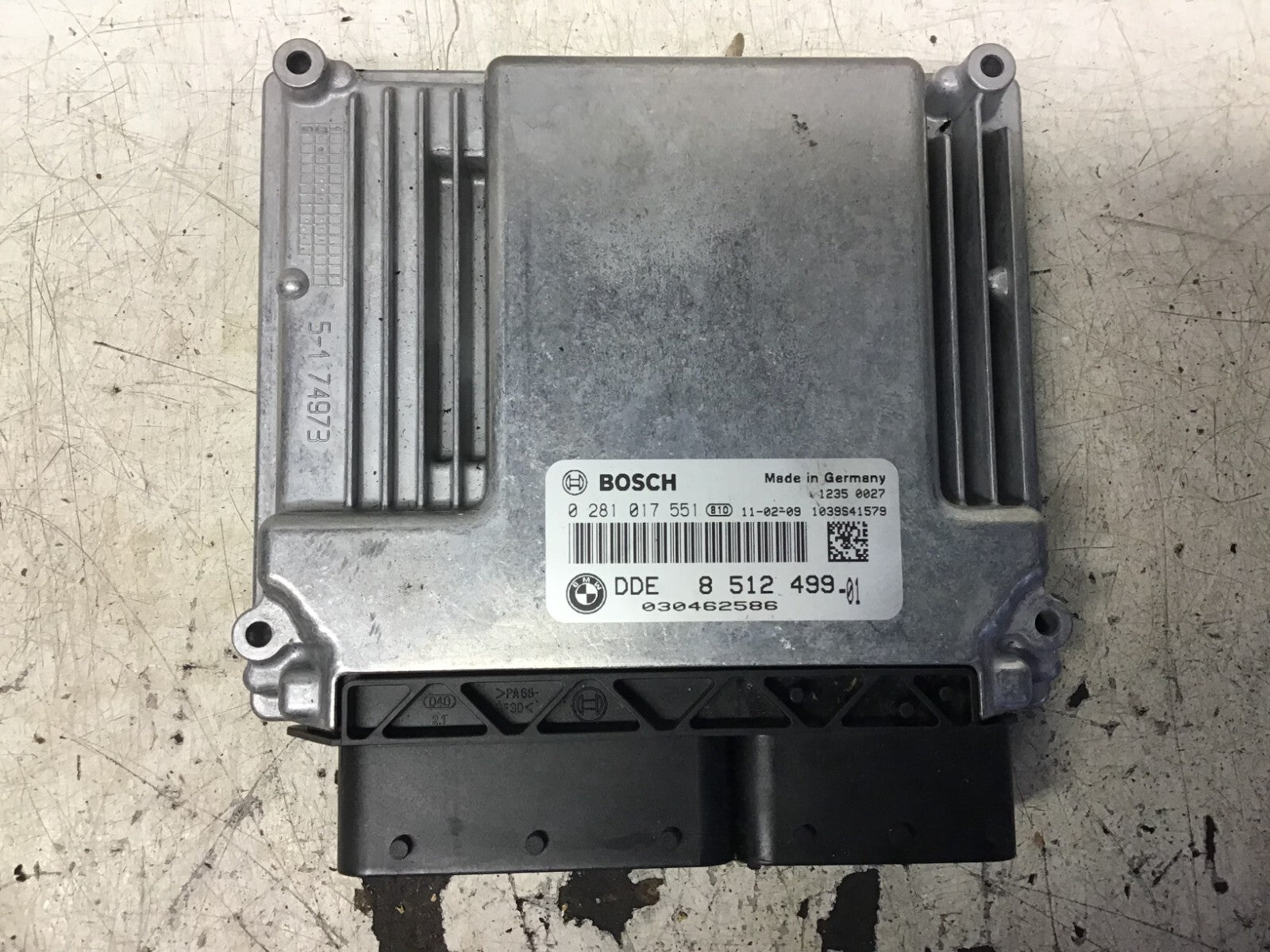 BMW 1 SERIES E87 2.0 DIESEL ENGINE ECU 0281017551 8512499 01 N47D20C 2008 20111