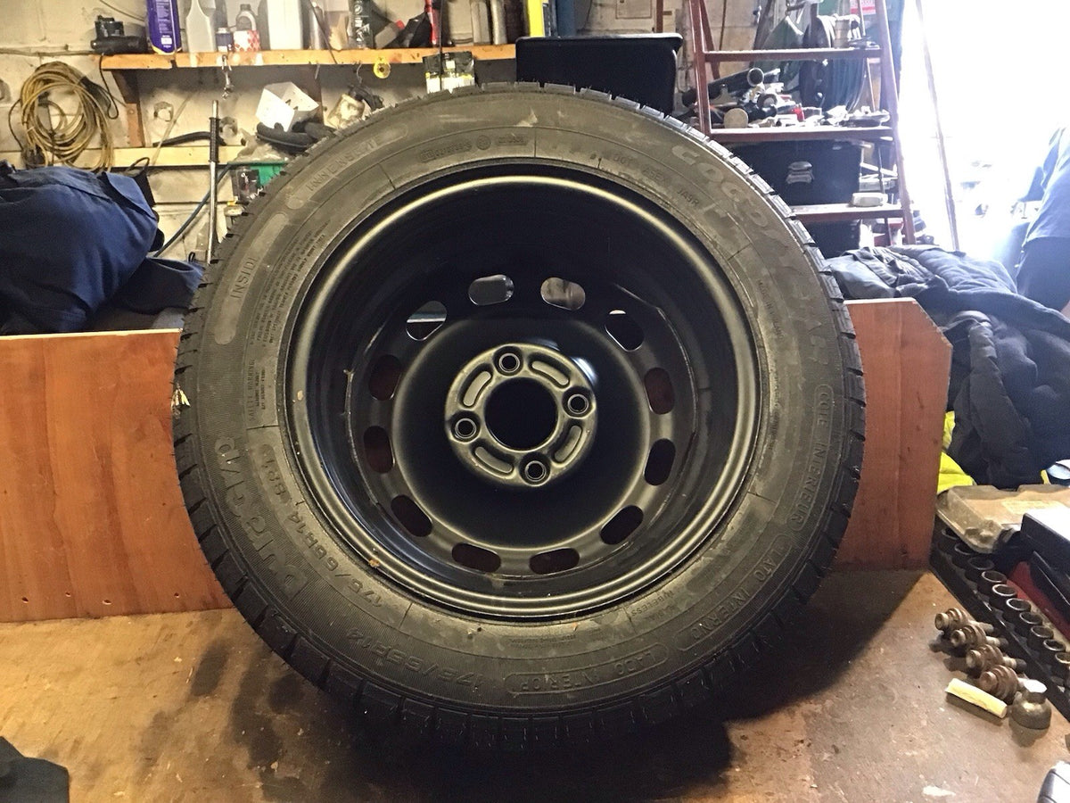 FORD FIESTA MK7 SPARE WHEEL 14'' STEEL RIM TYRE 175X65X14 2009 20175