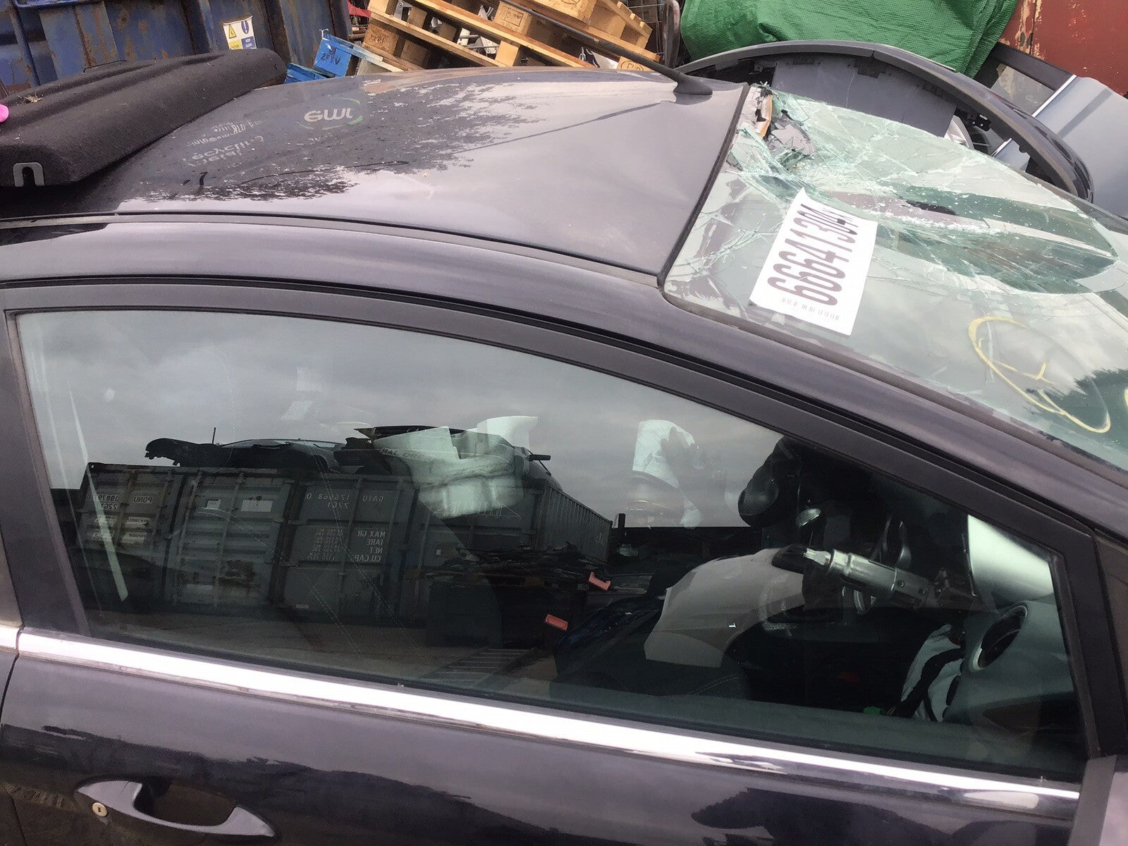 FORD FIESTA MK7 DRIVER'S SIDE O/S FRONT DOOR WINDOW GLASS 3 DOOR 2008 20170