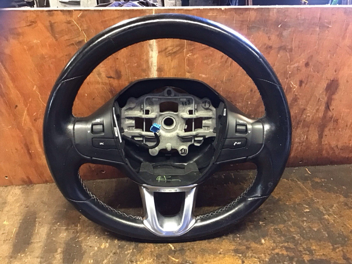 PEUGEOT 2008 MK1 DRIVER'S STEERING WHEEL LEATHER 98084115ZD 2012 20171