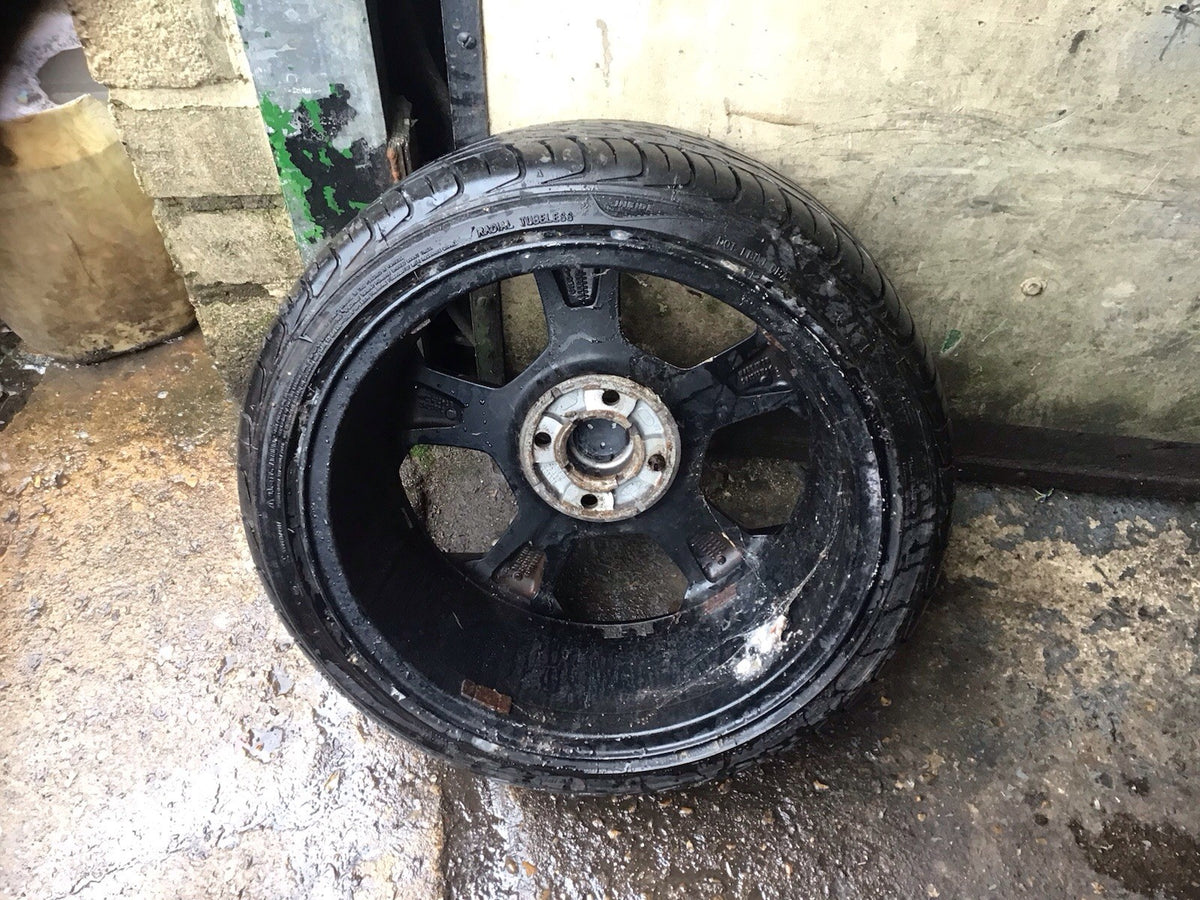 FORD FIESTA  ST BLACK ALLOY WHEEL AND TYRE 17" C1BC TBFC6
