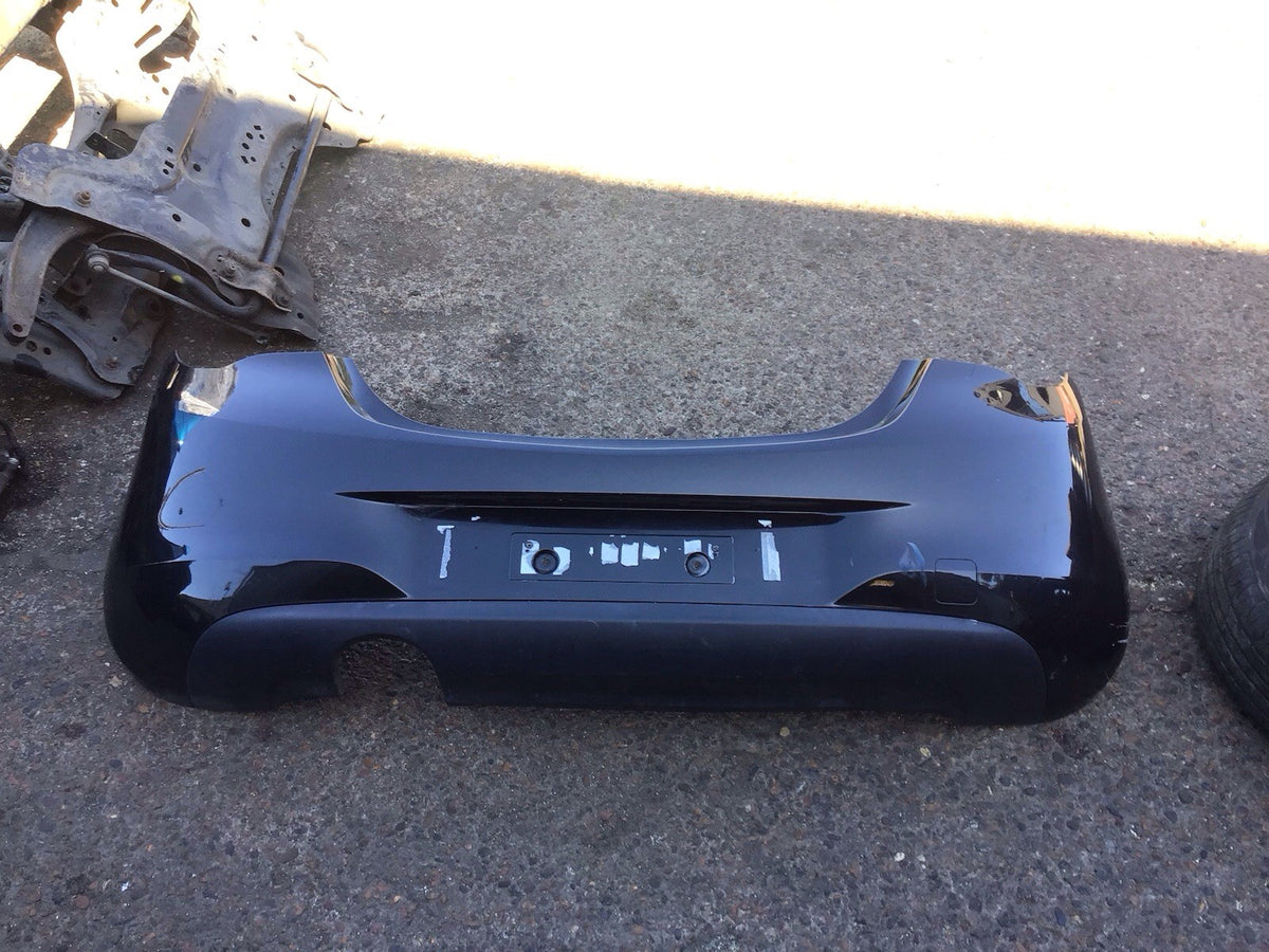 VAUXHALL CORSA E REAR BUMPER CARBON FLASH BLACK Z22C 3 DOOR DAMAGED 2015 20191
