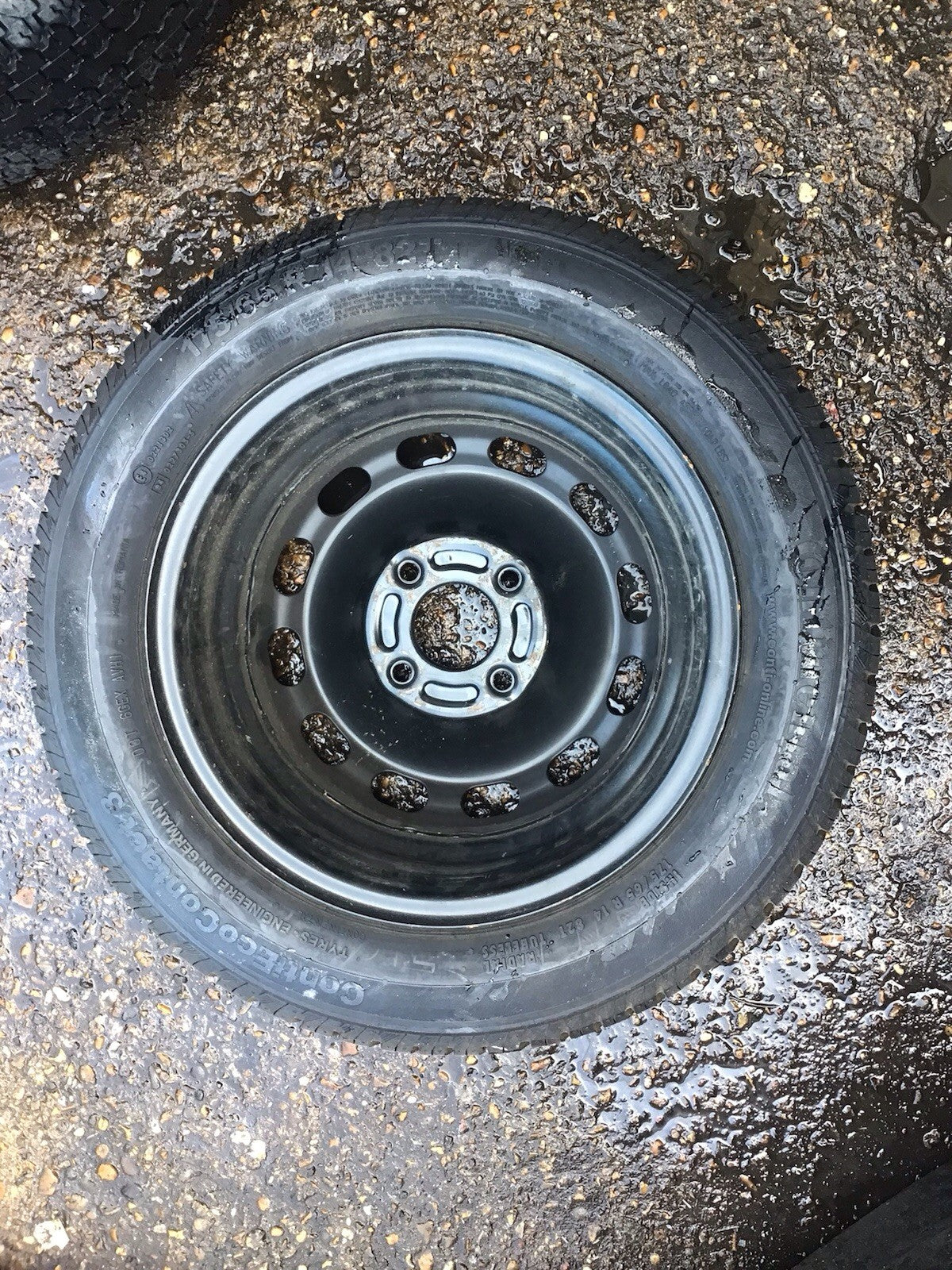 FORD FIESTA MK7 SPARE WHEEL 14'' STEEL RIM TYRE 175X65X14 2009 20177