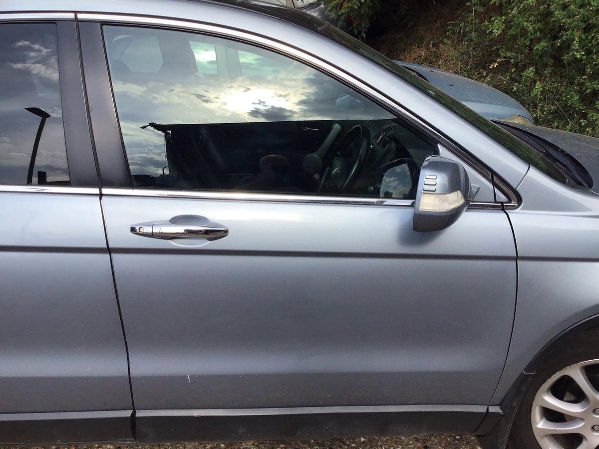 HONDA CRV DRIVER'S SIDE FRONT O/S DOOR BLUEISH SILVER METALLIC B538M 2007 20120