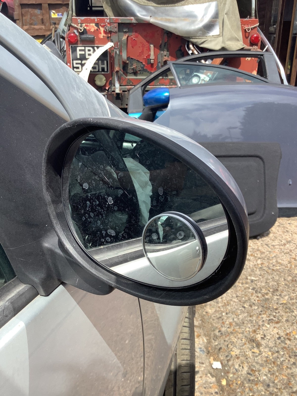 PEUGEOT 107 CITROEN C1 DRIVER'S SIDE O/S DOOR MIRROR GRIS GALLIUM KTB 2005 20141
