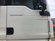 MAN TGX 24.460 DRIVER SIDE O/S DOOR IN WHITE WITHOUT MIRROR 2016 20198