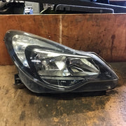 VAUXHALL CORSA D DRIVER'S SIDE HEADLIGHT BLACK INSERT 13446800 2010 20141