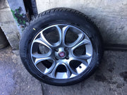 FIAT PUNTO ALLOY WHEEL 16" 51940828 WITH TYRE 195X55X16 2007 20152