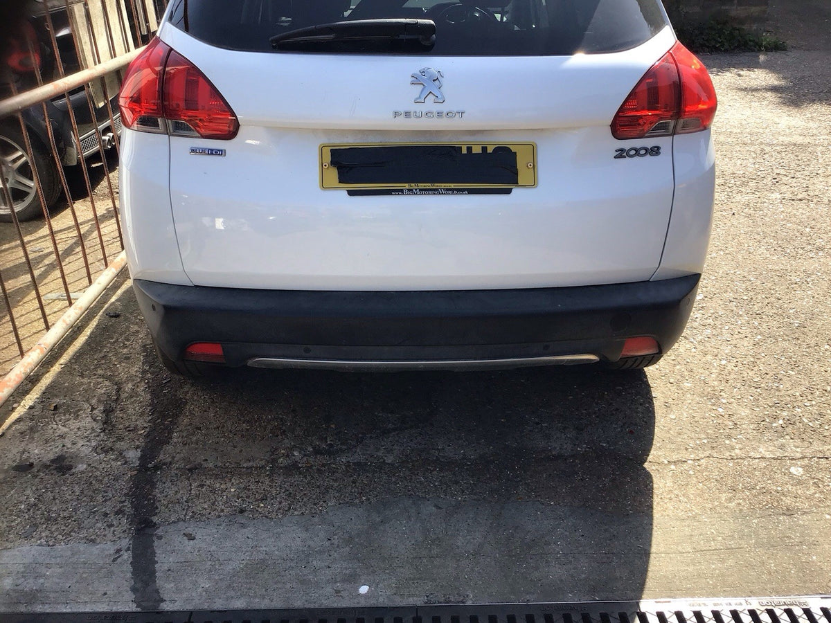 PEUGEOT 2008 MK1 REAR BUMPER IN BANQUISE WHITE PAINT CODE EWP 2013 20190