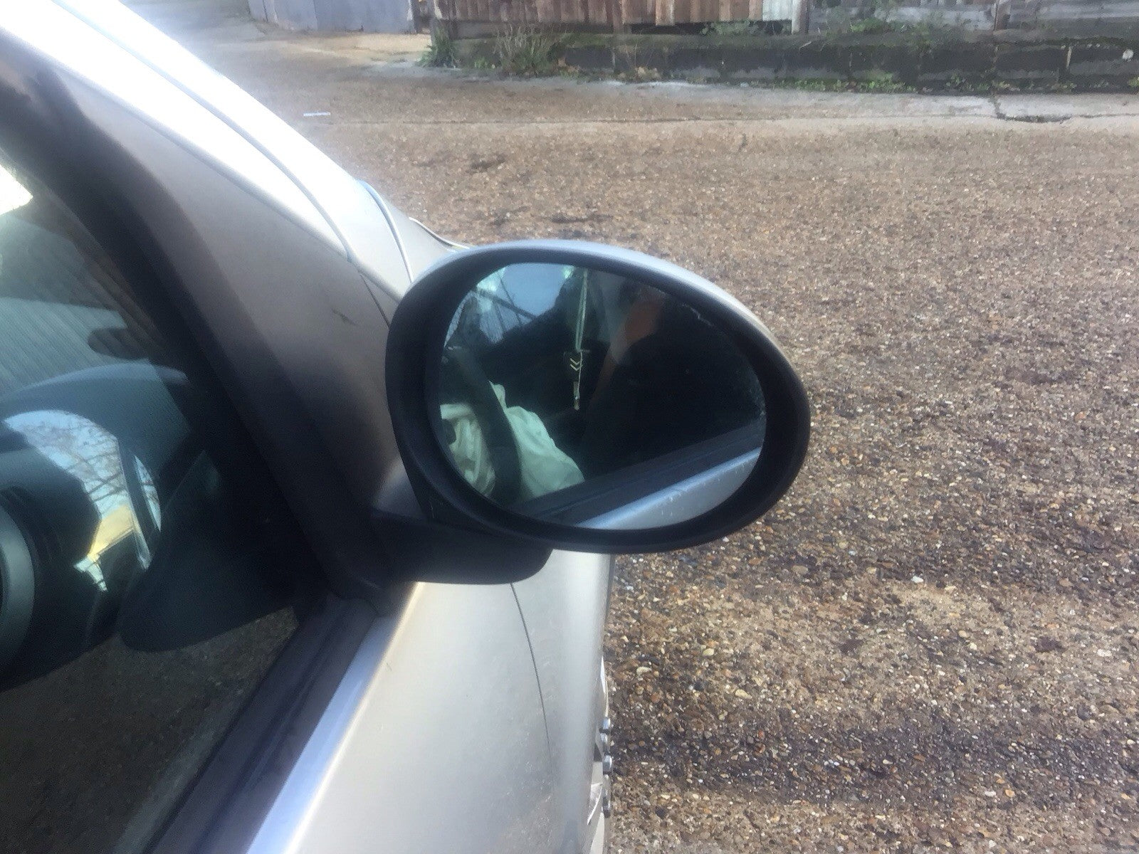 CITROEN C1 DRIVER'S SIDE O/S DOOR MIRROR SILVER METALLIC KTB 2005 20140