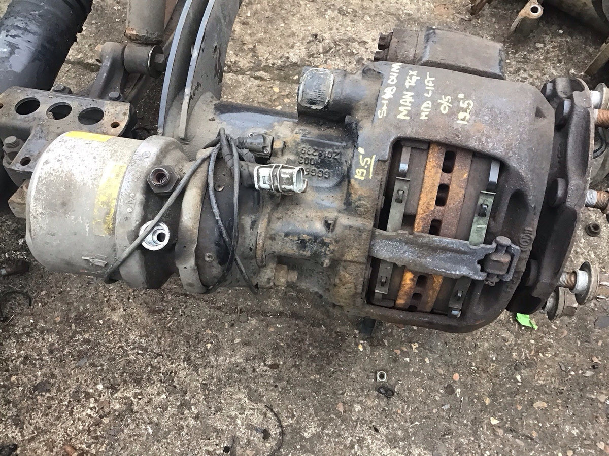 MAN TGX TGS MIDLIFT AXLE BRAKE CALIPPER AND CARRIER 19.5'' O/S WHEEL  2015 20202