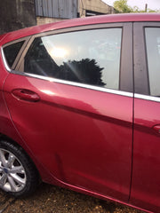 FORD FIESTA MK7 DRIVER'S SIDE O/S REAR DOOR M9 HOT MAGENTA 2008 20175