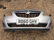 VAUXHALL MERIVA B FRONT BUMPER IN SILVER PAINT CODE Z157 2AU 2010 20170