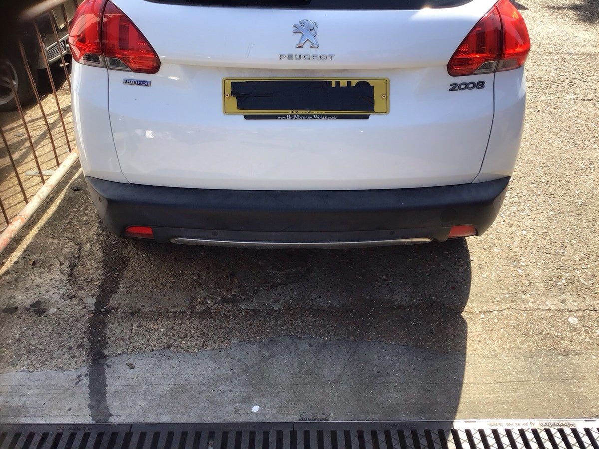 PEUGEOT 2008 MK1 REAR BUMPER IN BANQUISE WHITE PAINT CODE EWP 2013 20192