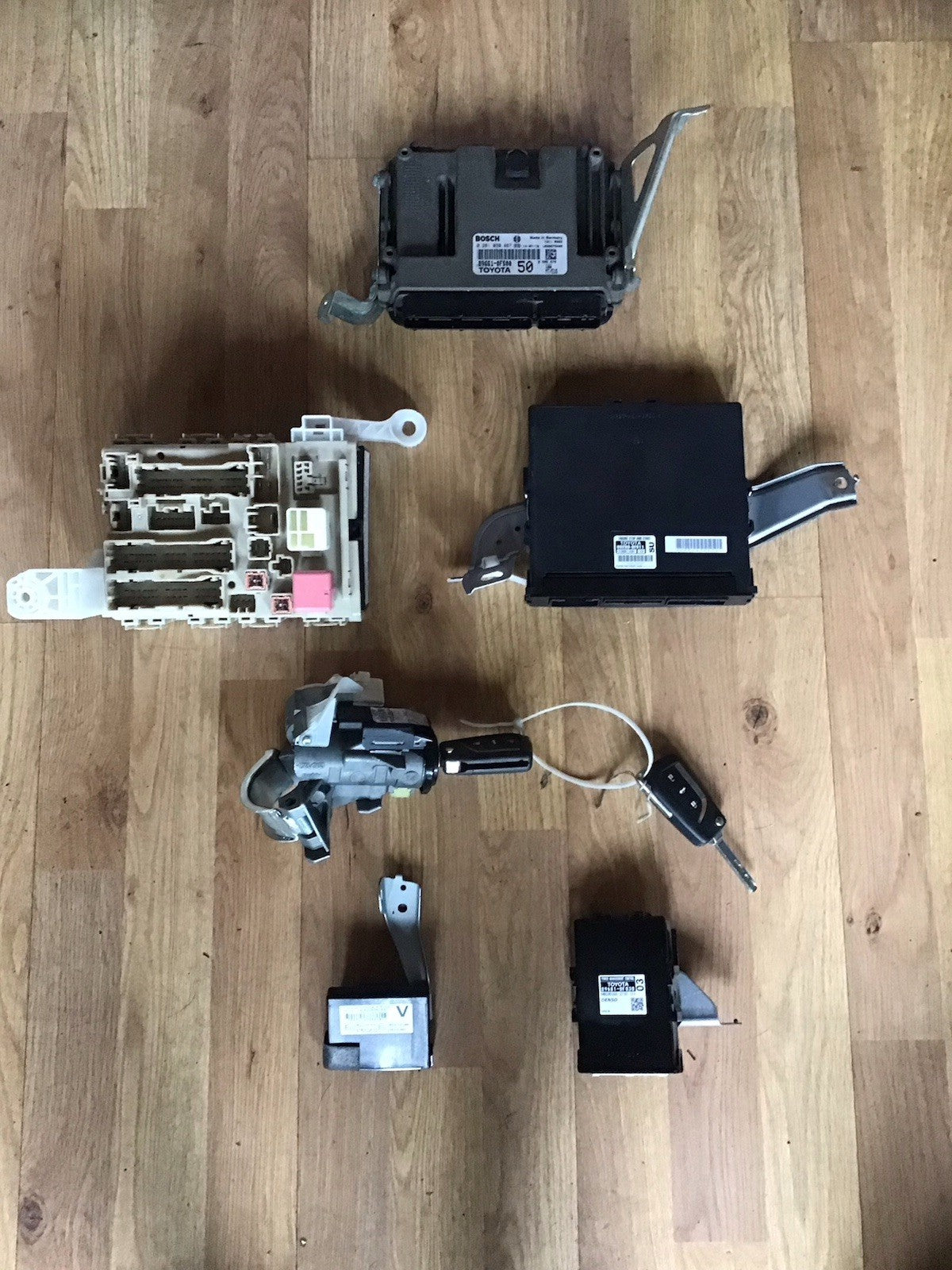 TOYOTA VERSO 1.6 DIESEL ECU KIT 89661 0F500 2013 20180