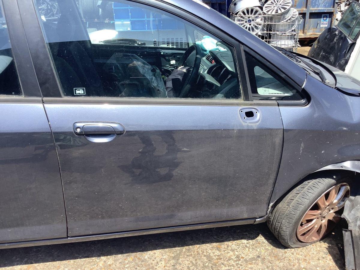 HONDA JAZZ MK2 DRIVERS SIDE FRONT DOOR SPARKLE GREY METALLIC NH684P 2002 20086