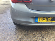 VAUXHALL CORSA E REAR BUMPER PEPPERDUST METALLIC Z40W 5 DOOR 2015 20193