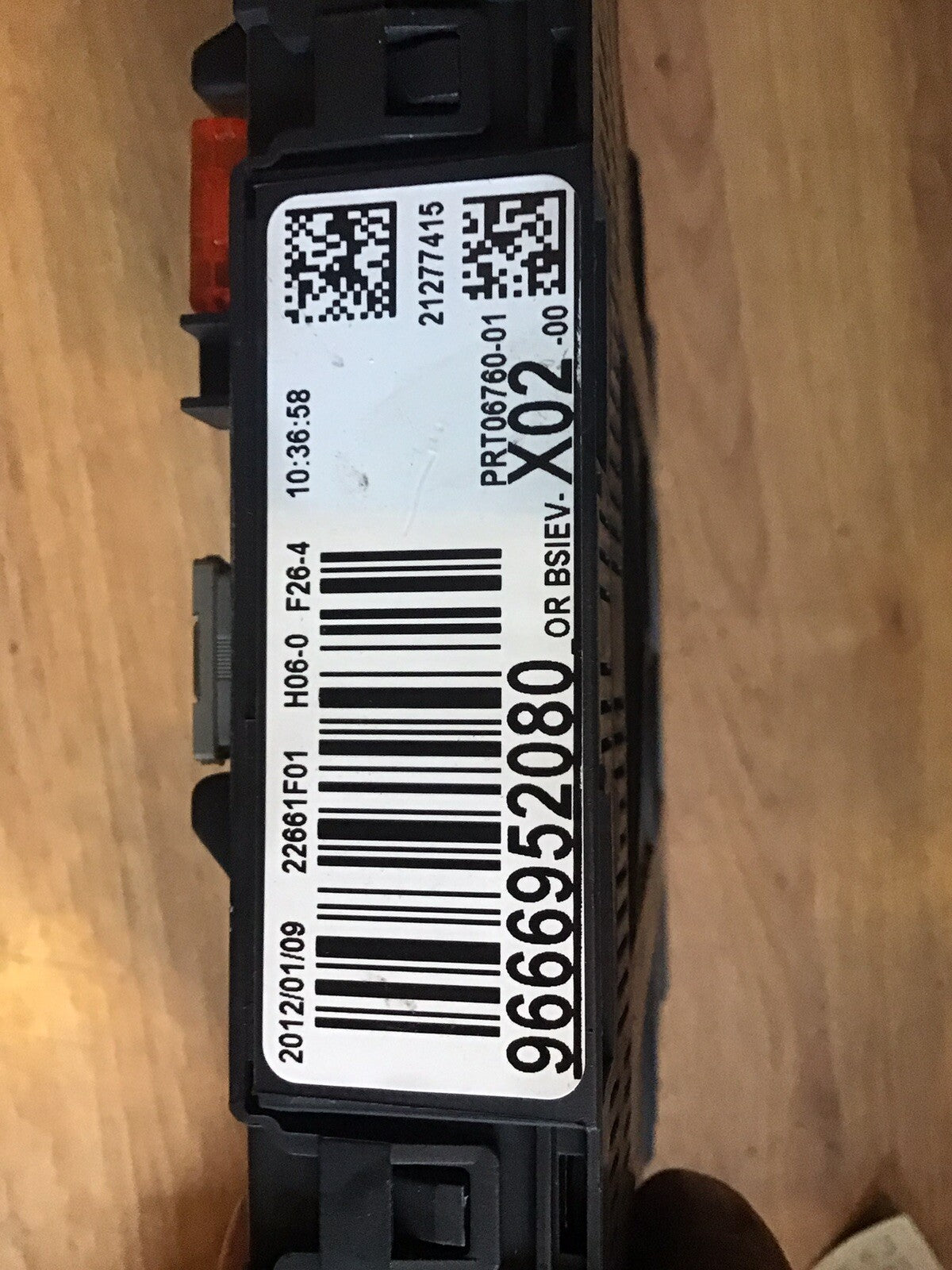 PEUGEOT 207 1.6 DIESEL ECU KIT 9666952080 2009 201212