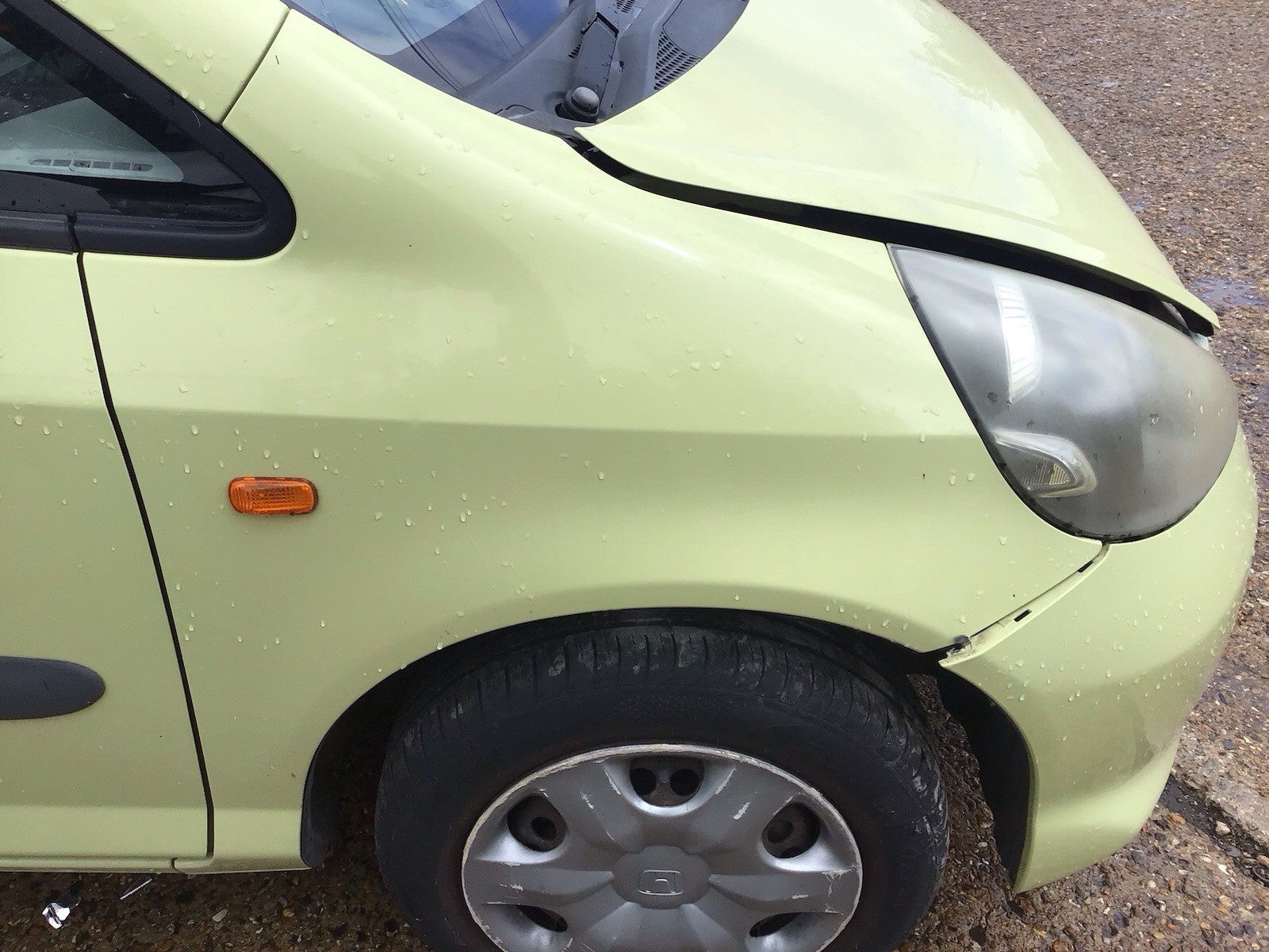 HONDA JAZZ DRIVER'S SIDE O/S WING PANEL MATCHA CREME G520M 2002 20080